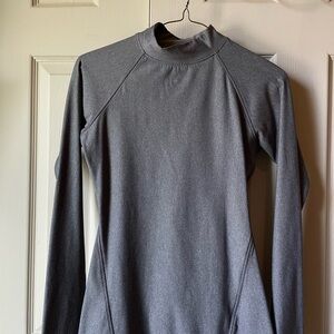 Gray Long Sleeve Top Heat Gear